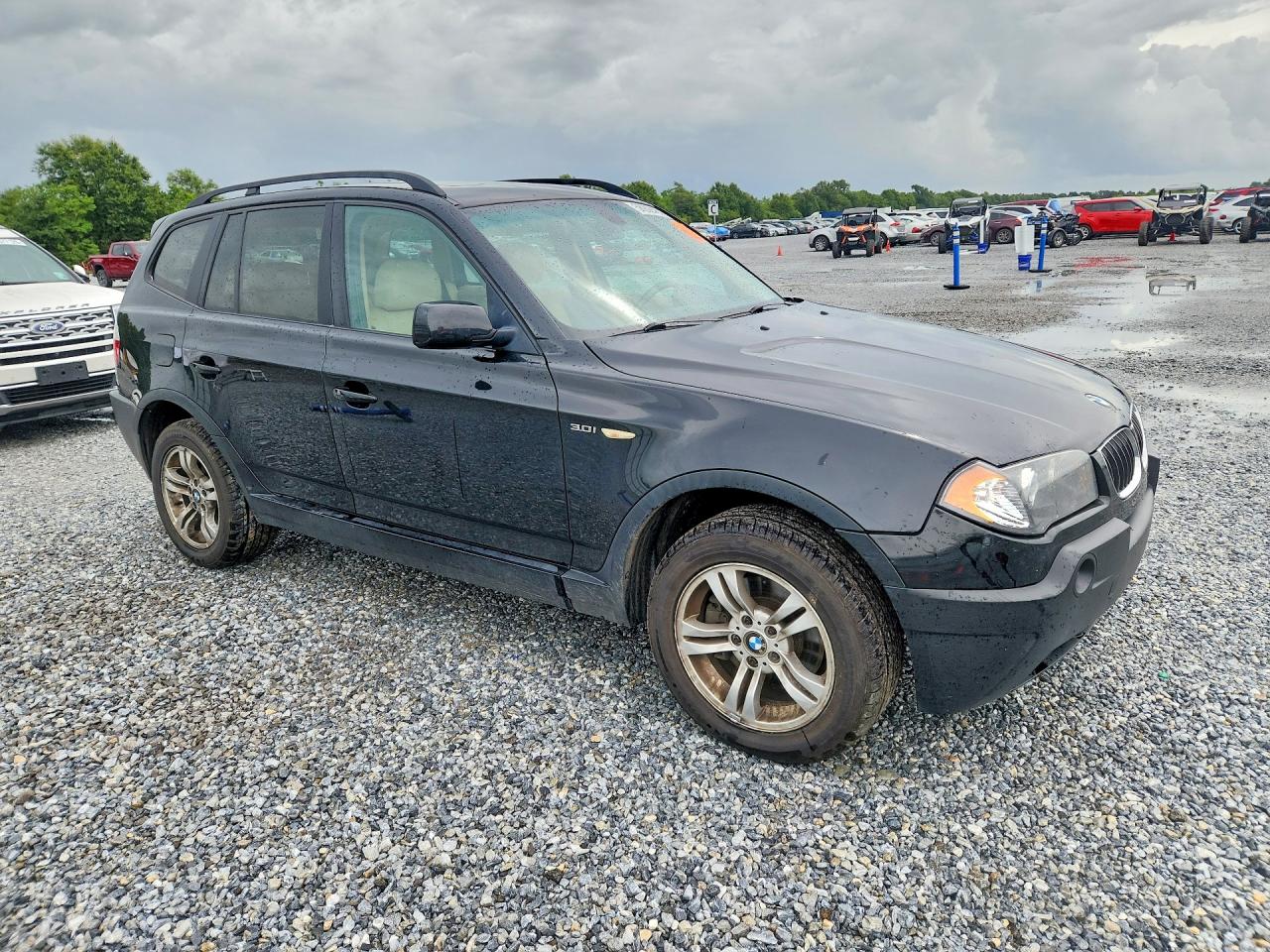 2005 Bmw X3 3.0i Black vin: WBXPA93465WD14549