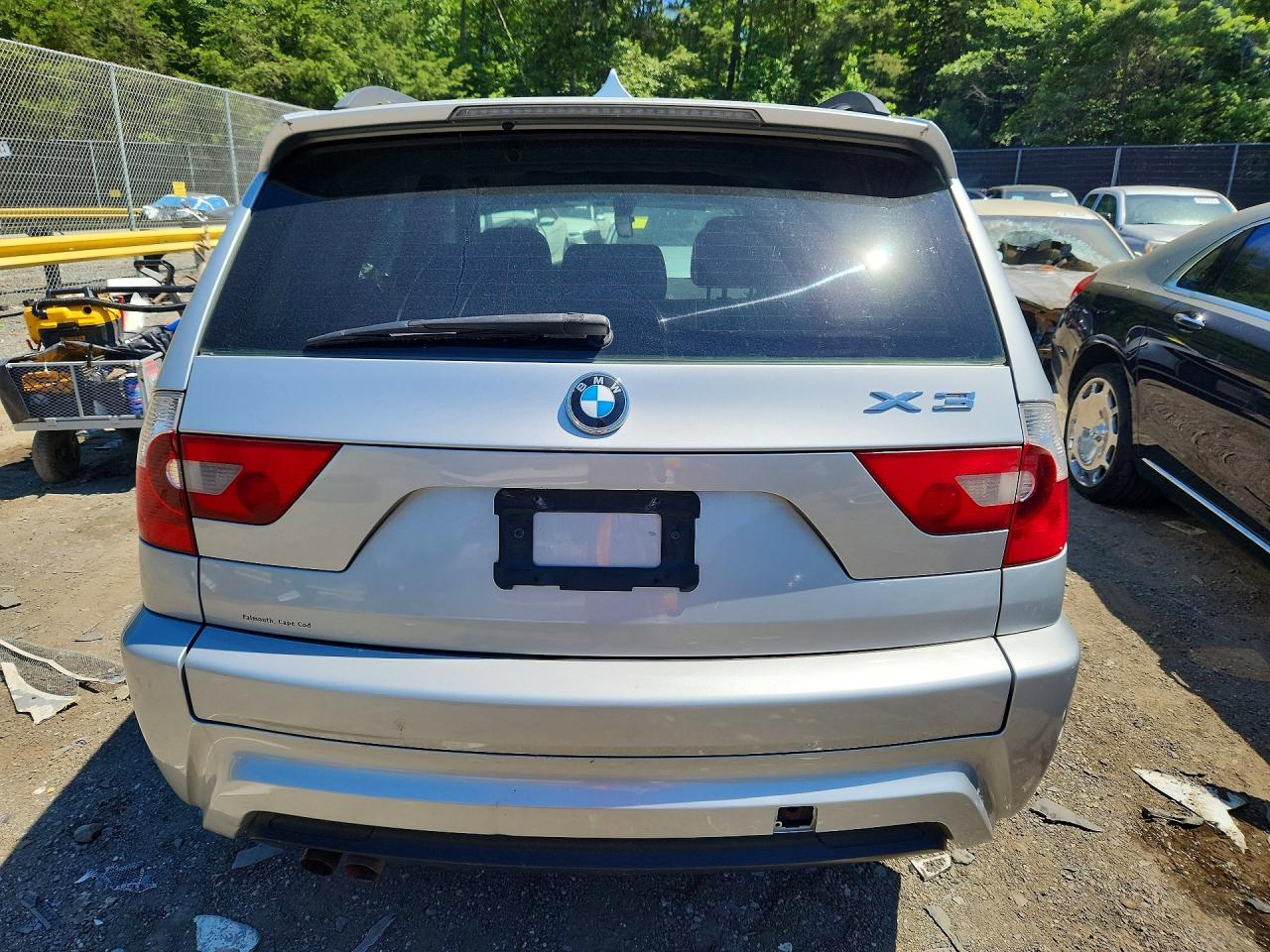 2006 Bmw X3 3.0i Silver vin: WBXPA93466WD24662
