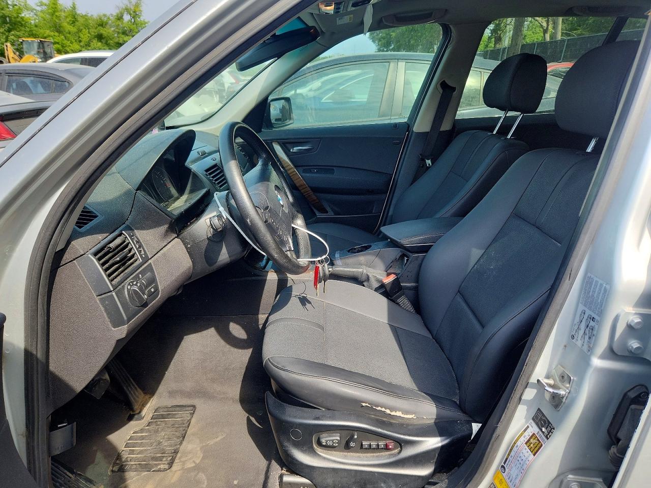 2006 Bmw X3 3.0i Silver vin: WBXPA93466WD24662