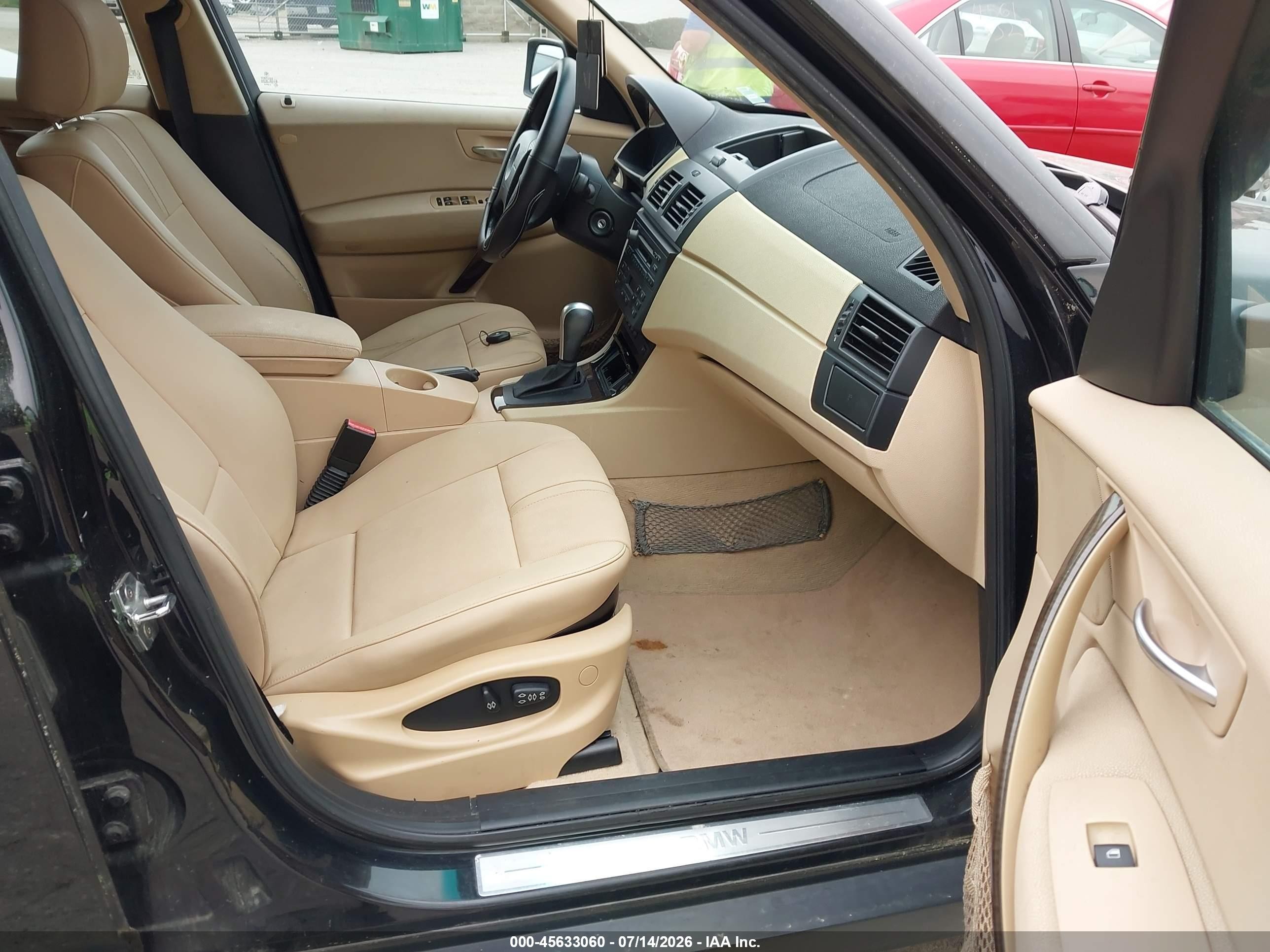 2006 Bmw X3 3.0i Black vin: WBXPA93466WG78813
