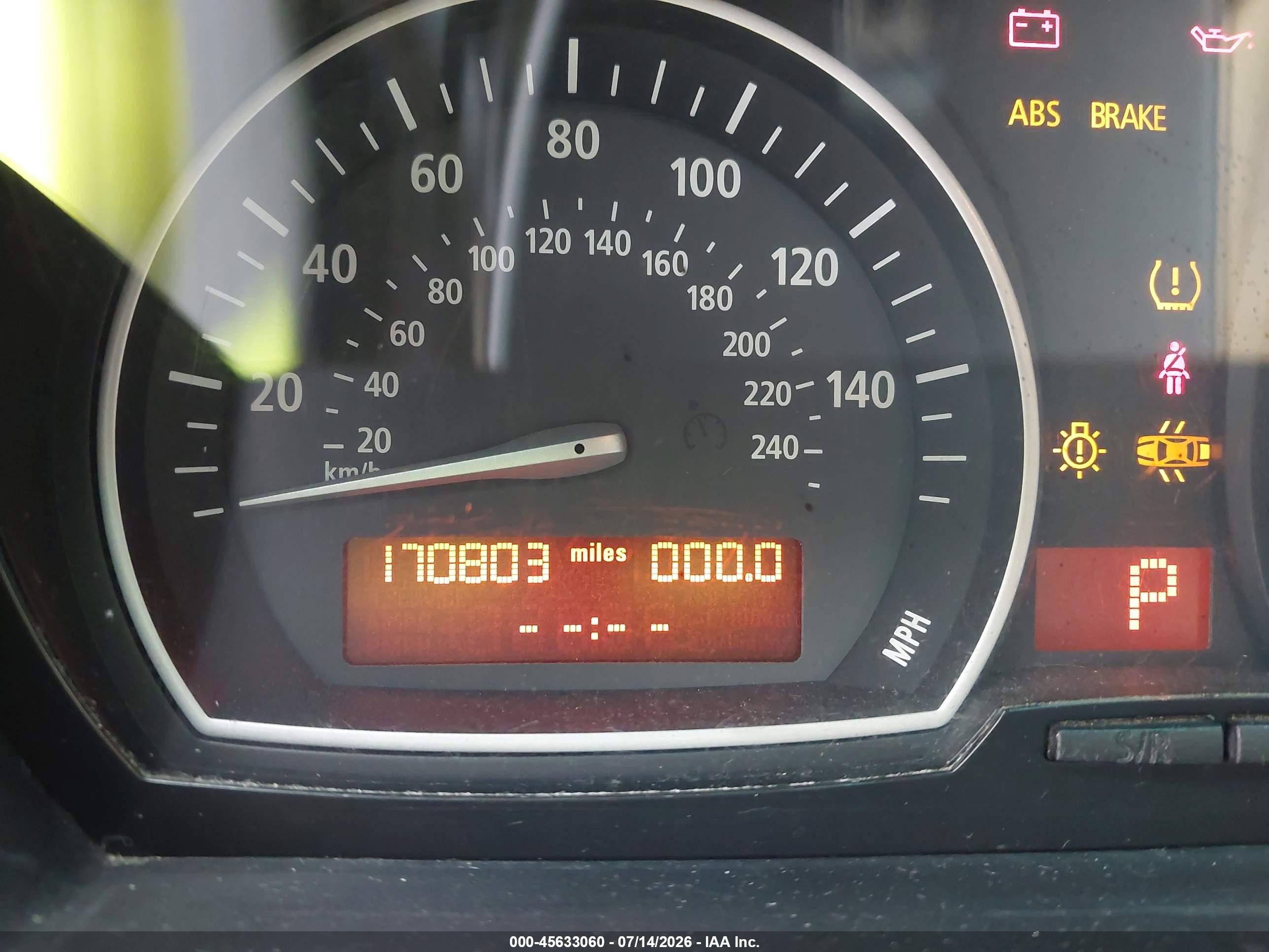 2006 Bmw X3 3.0i Black vin: WBXPA93466WG78813