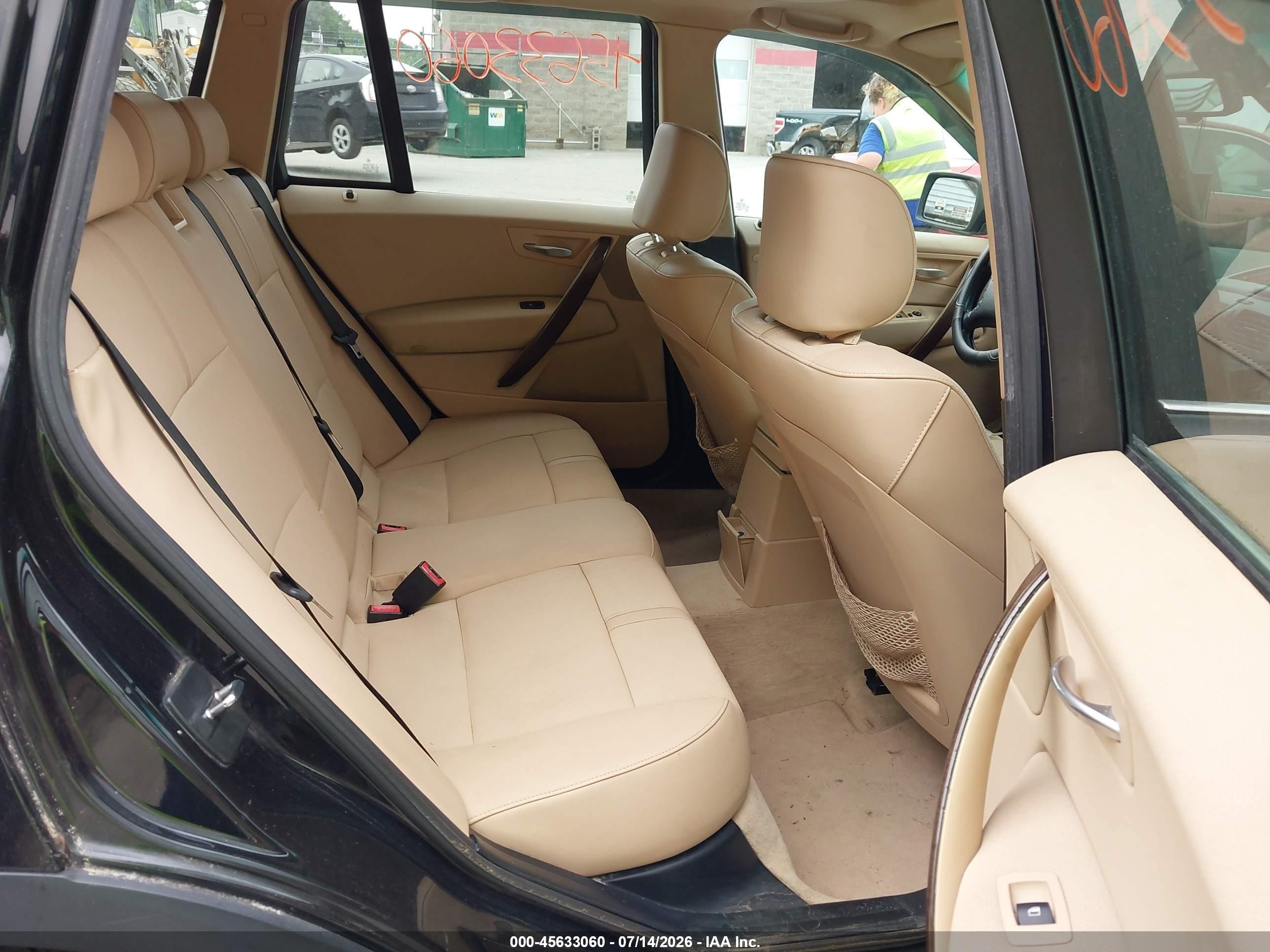 2006 Bmw X3 3.0i Black vin: WBXPA93466WG78813