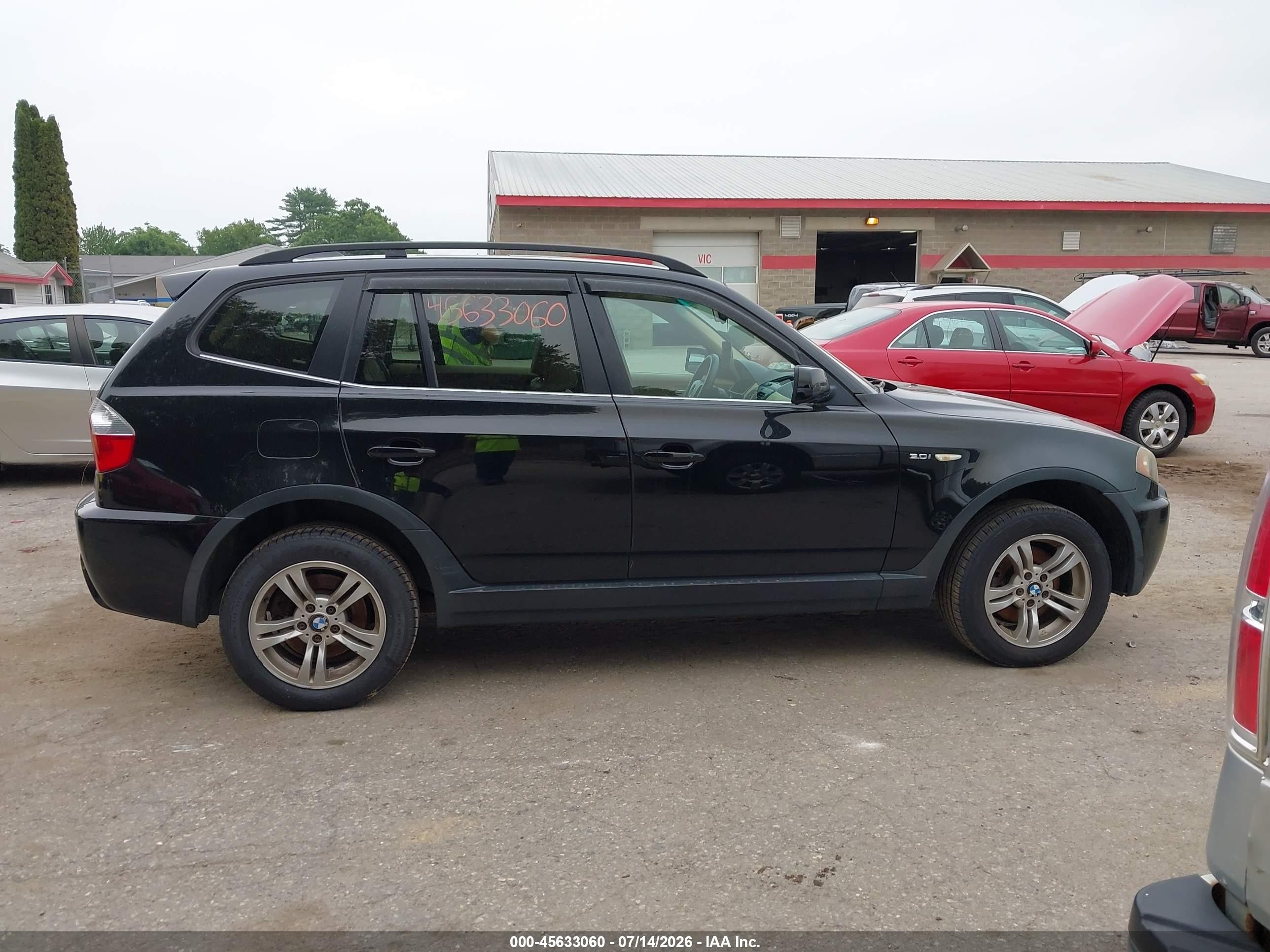 2006 Bmw X3 3.0i Black vin: WBXPA93466WG78813