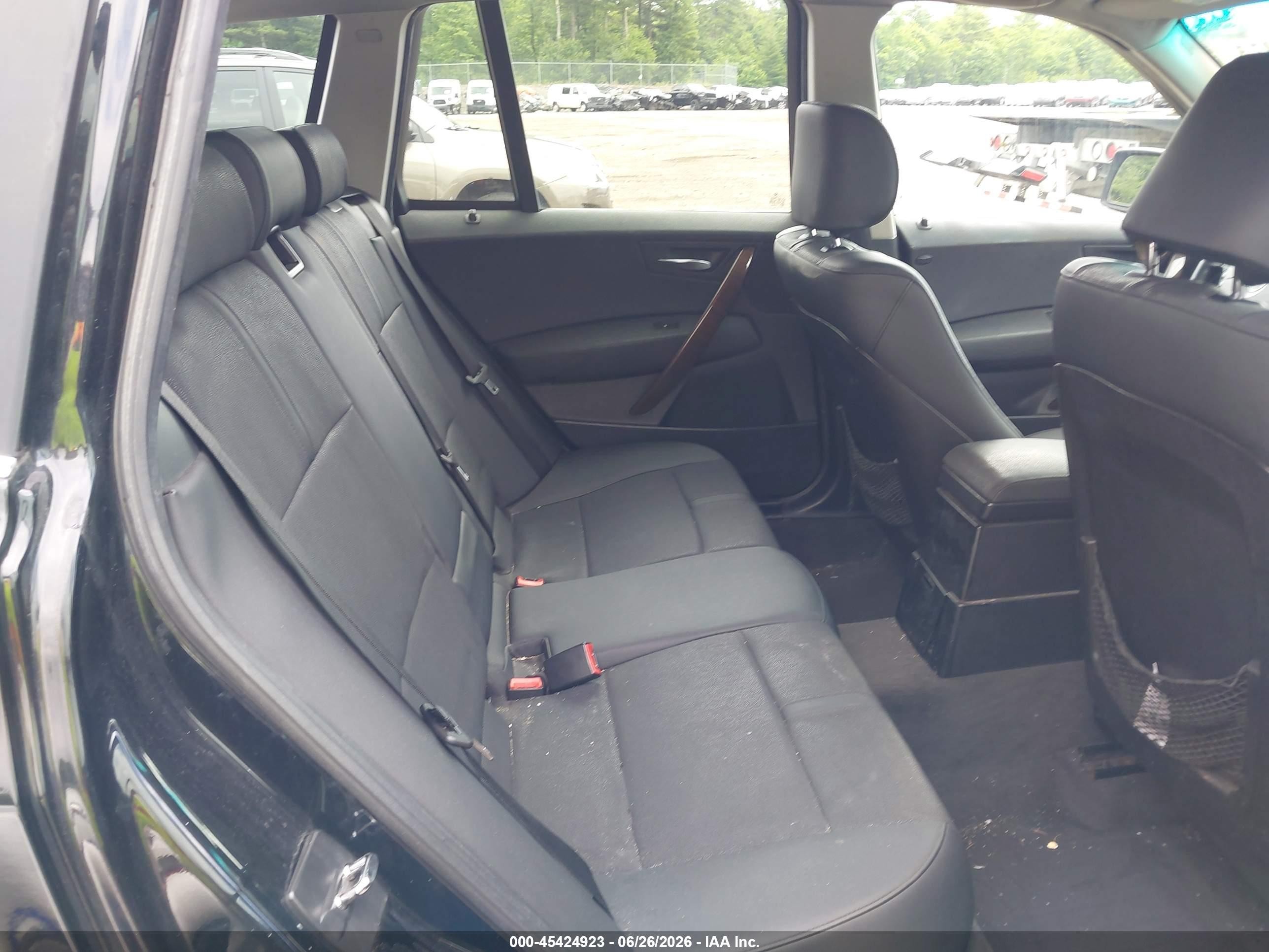 2006 Bmw X3 3.0i Black vin: WBXPA93466WG88712