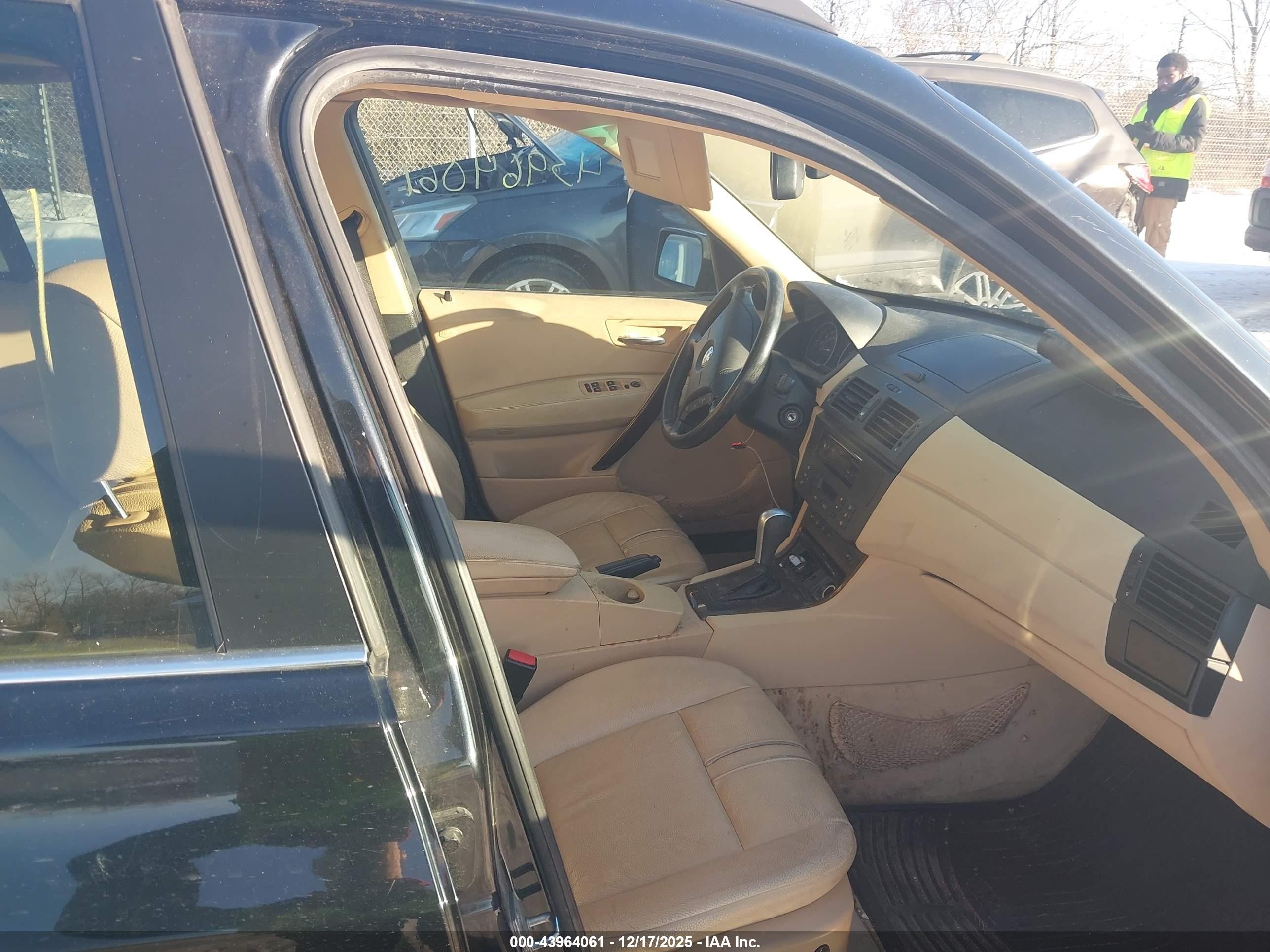 2006 Bmw X3 3.0i Black vin: WBXPA93466WG91397