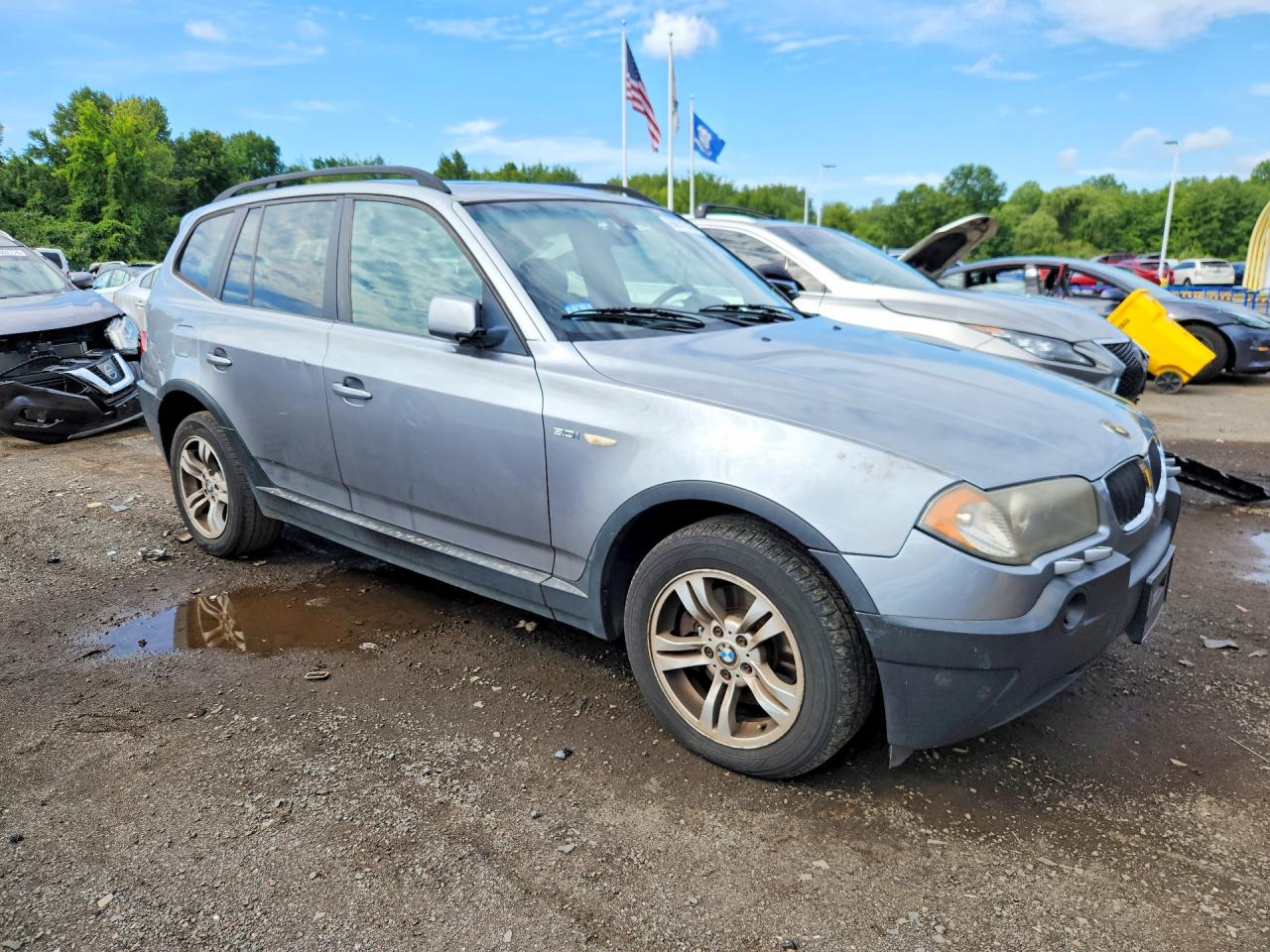 2005 Bmw X3 3.0i Gray vin: WBXPA93475WD09618
