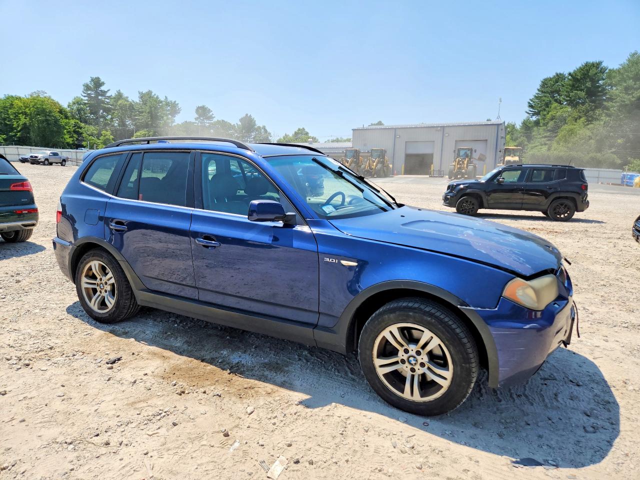 2006 Bmw X3 3.0i Blue vin: WBXPA93476WD27439
