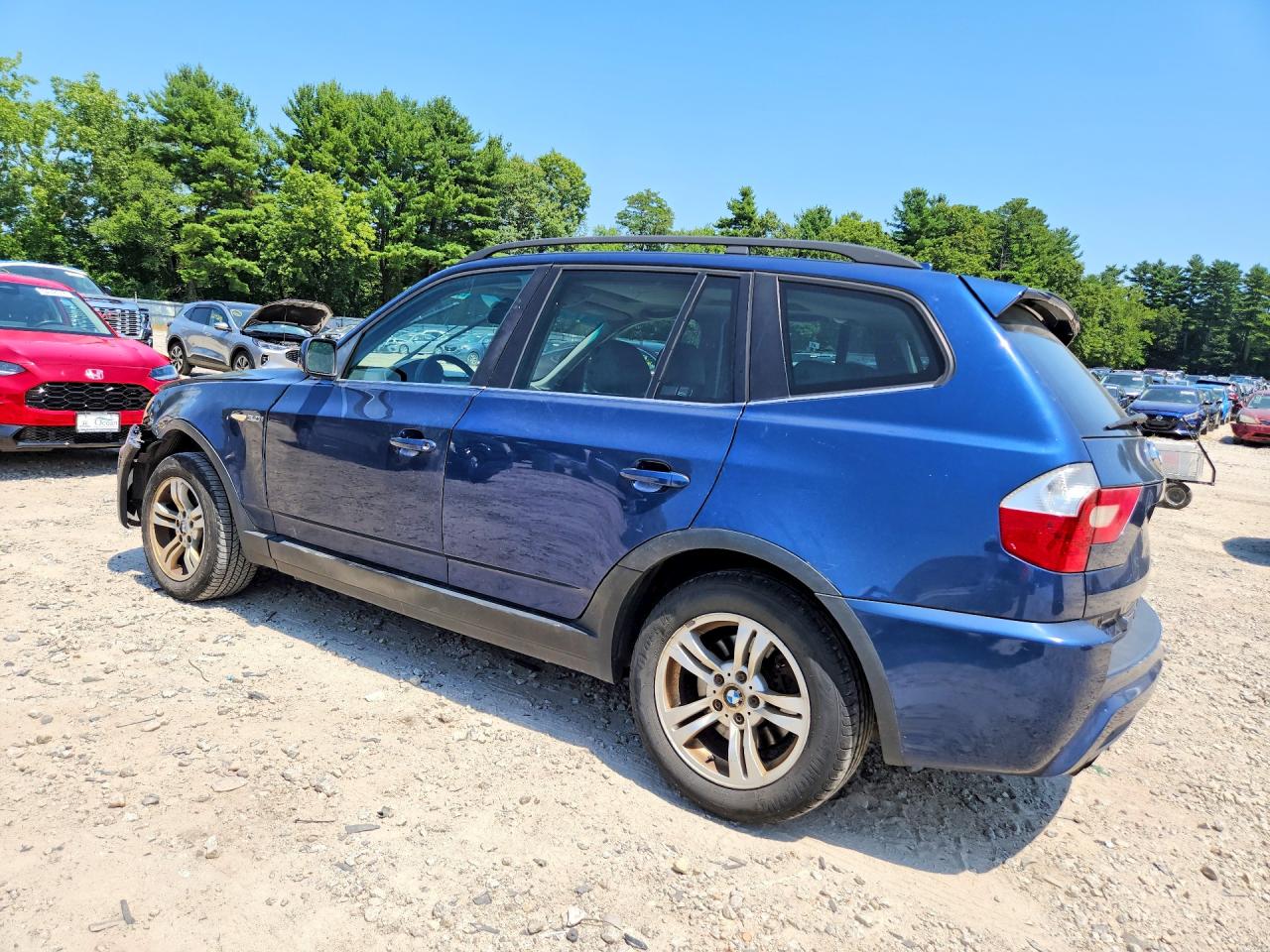 2006 Bmw X3 3.0i Blue vin: WBXPA93476WD27439