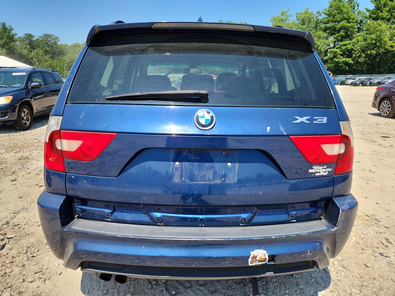 2006 Bmw X3 3.0i Blue vin: WBXPA93476WD27439