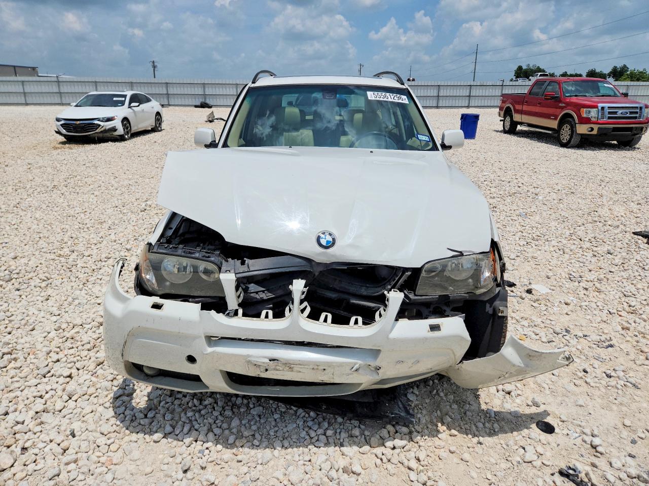 2006 Bmw X3 3.0i White vin: WBXPA93486WG75282