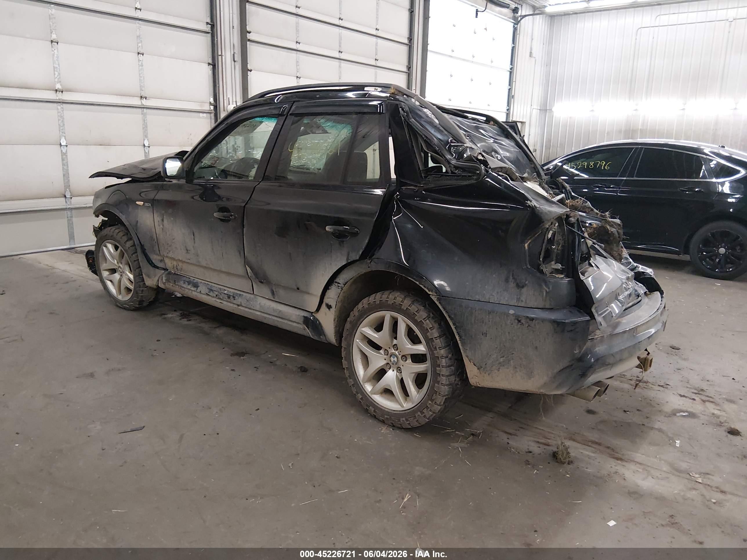 2006 Bmw X3 3.0i Черный vin: WBXPA93486WG80871