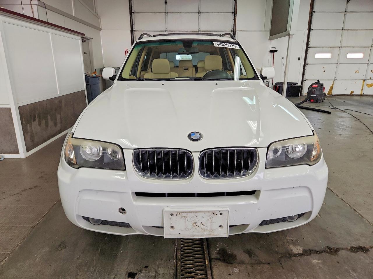 2006 Bmw X3 3.0i White vin: WBXPA93486WG84404