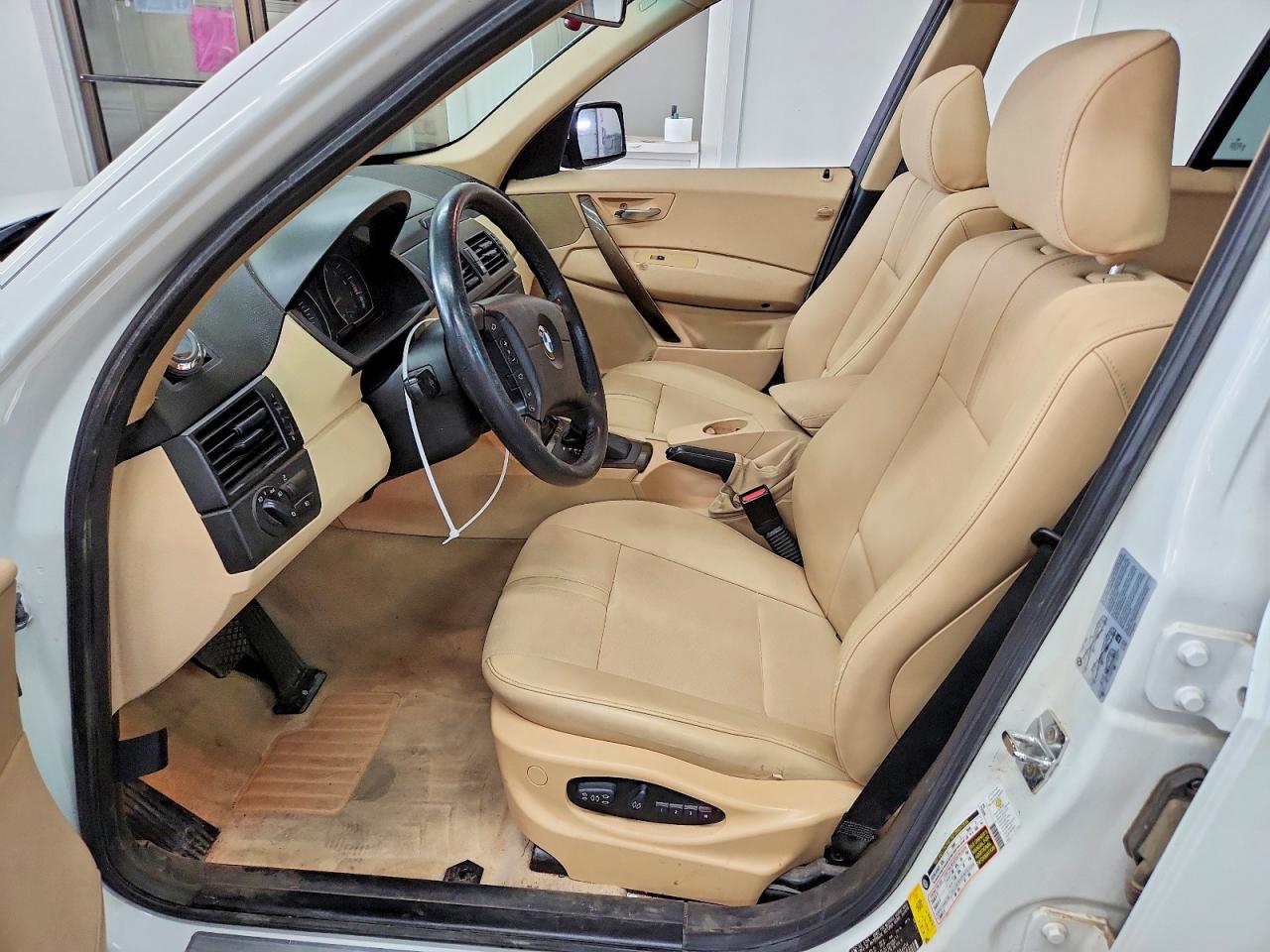 2006 Bmw X3 3.0i White vin: WBXPA93486WG84404