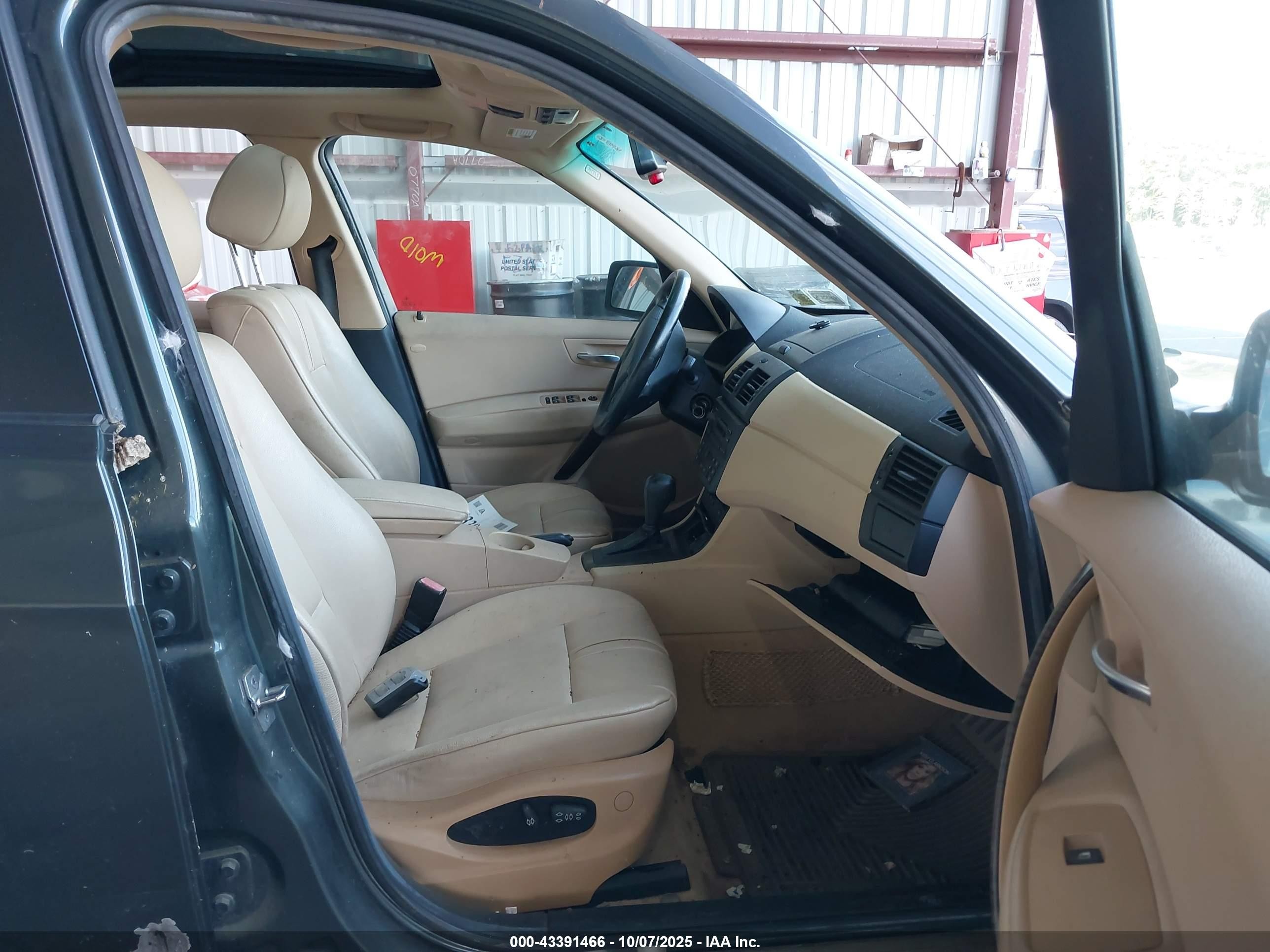 2005 Bmw X3 3.0i Gray vin: WBXPA93495WD06820