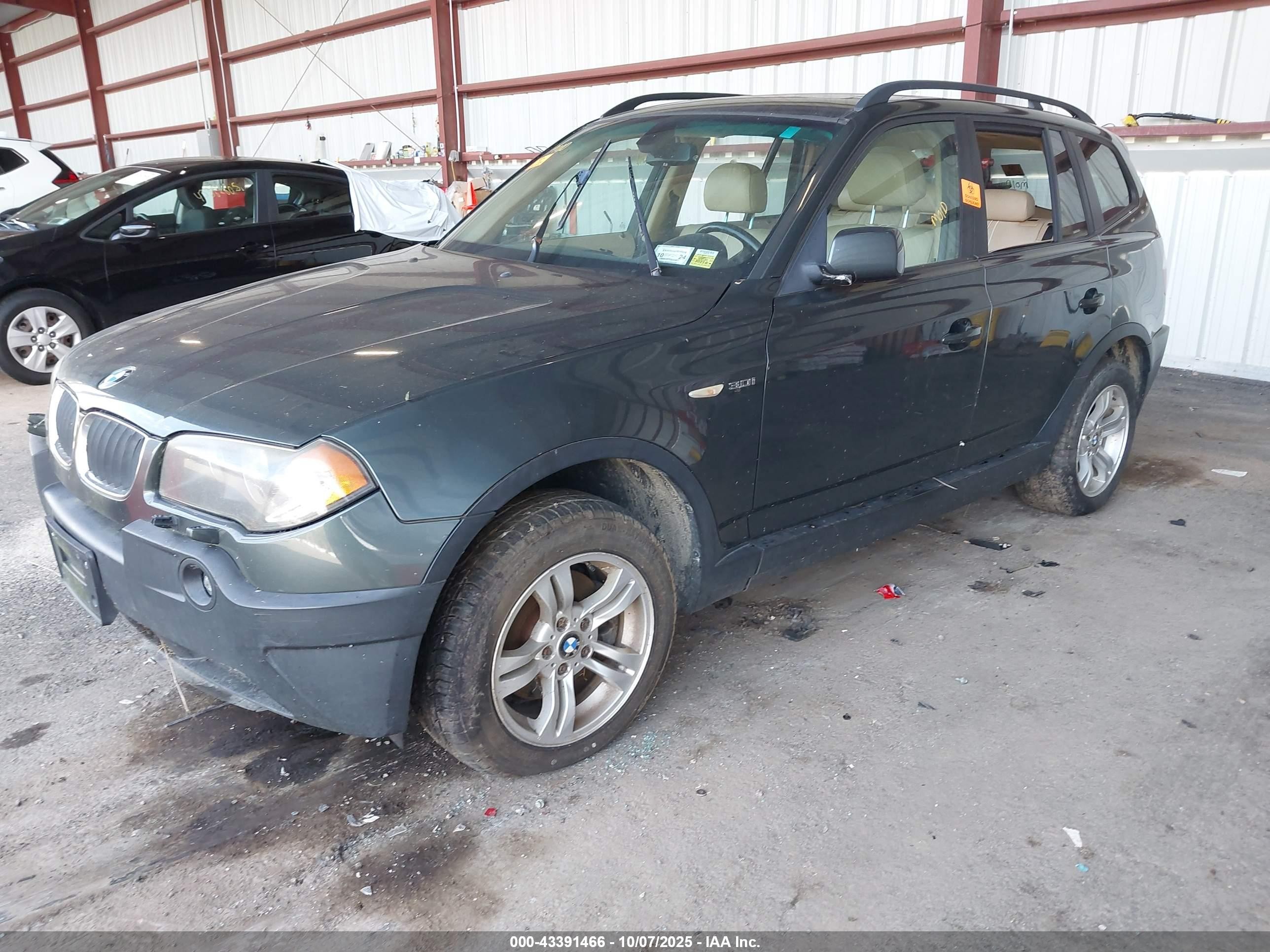 2005 Bmw X3 3.0i Gray vin: WBXPA93495WD06820