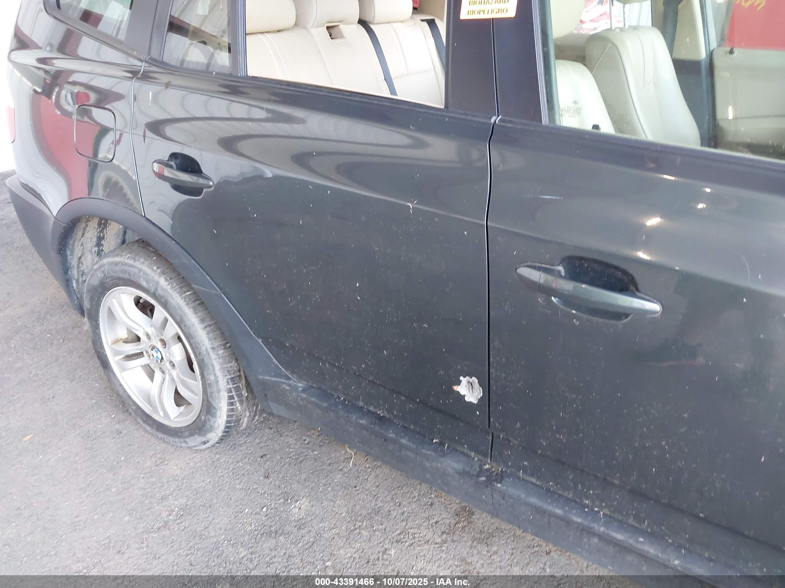 2005 Bmw X3 3.0i Gray vin: WBXPA93495WD06820