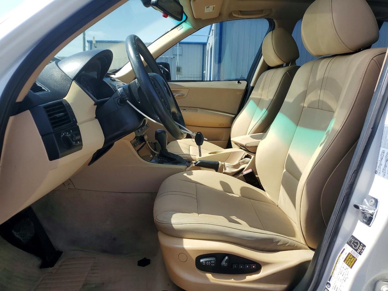 2005 Bmw X3 3.0i White vin: WBXPA93495WD17803