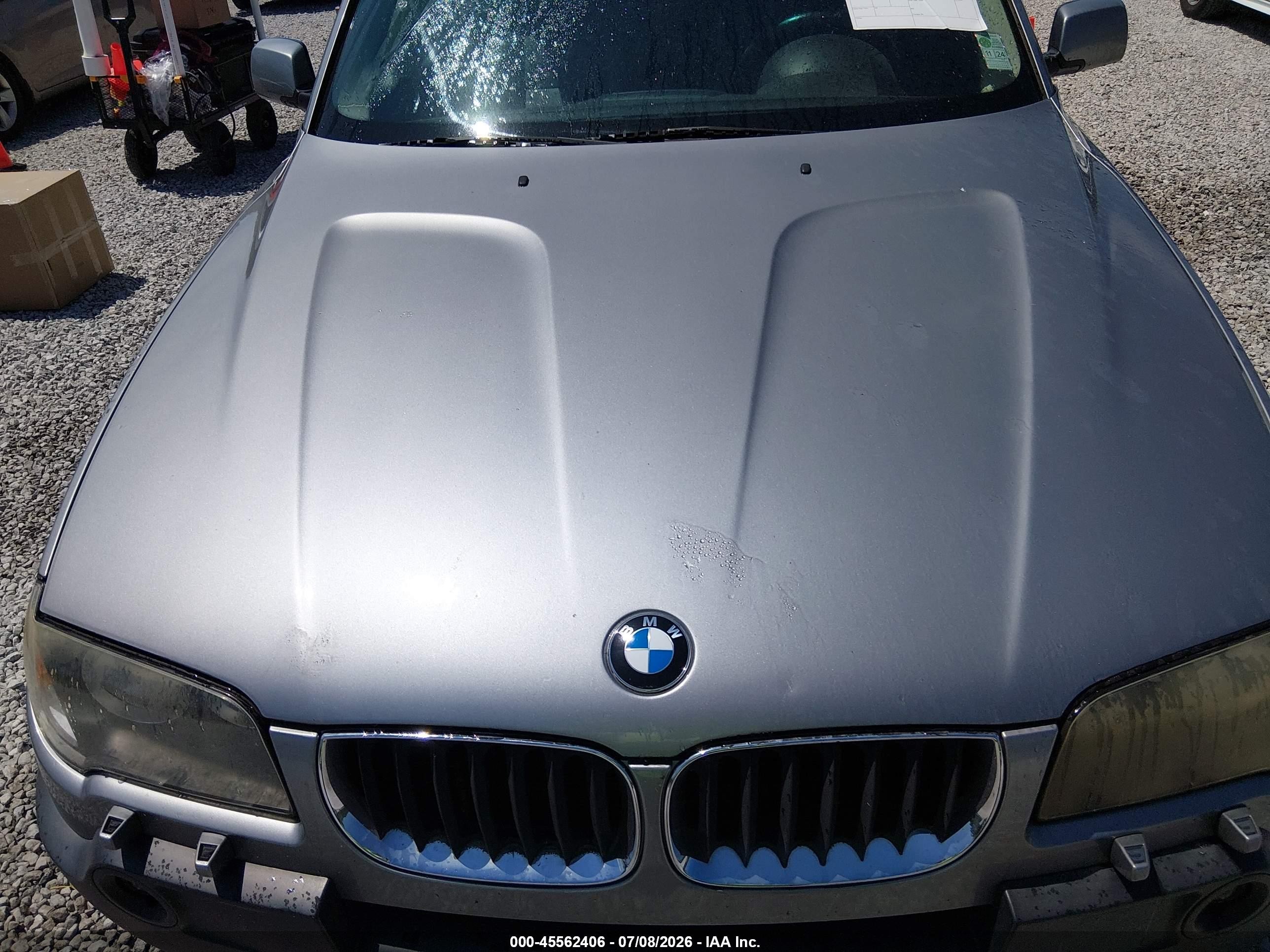 2005 Bmw X3 3.0i Gray vin: WBXPA93495WD18319