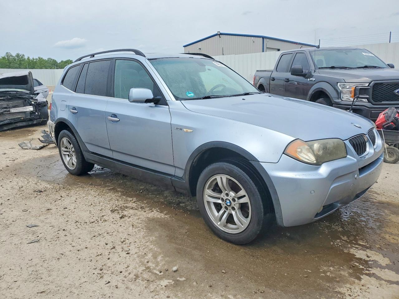 2006 Bmw X3 3.0i Blue vin: WBXPA93496WG83715