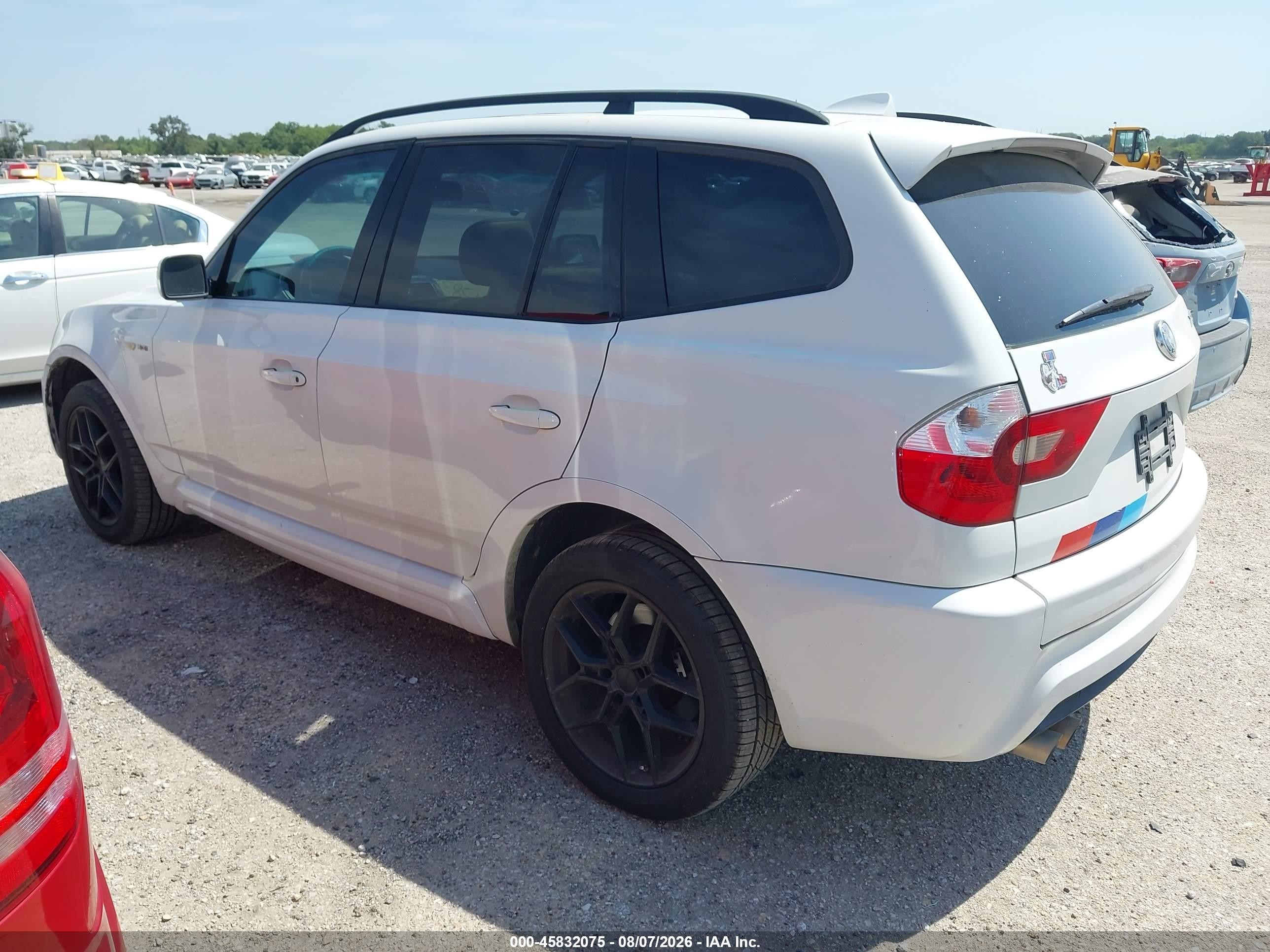 2006 Bmw X3 3.0i White vin: WBXPA93496WG84671