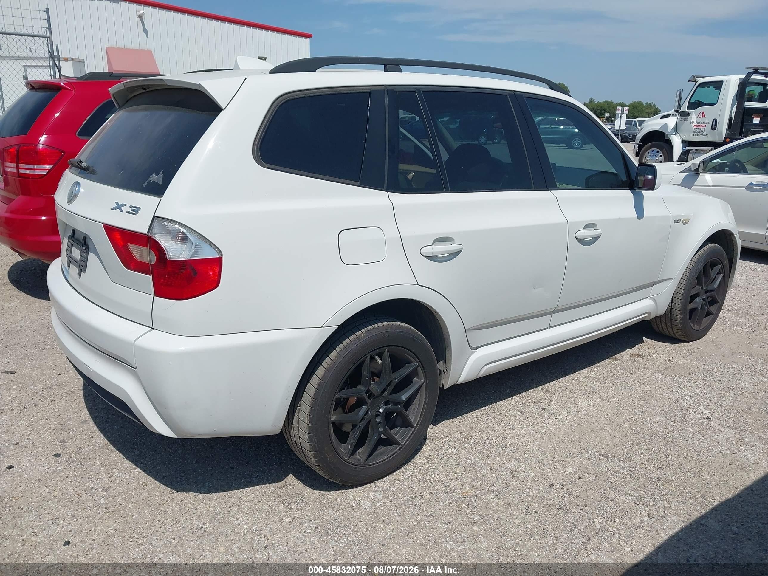 2006 Bmw X3 3.0i White vin: WBXPA93496WG84671