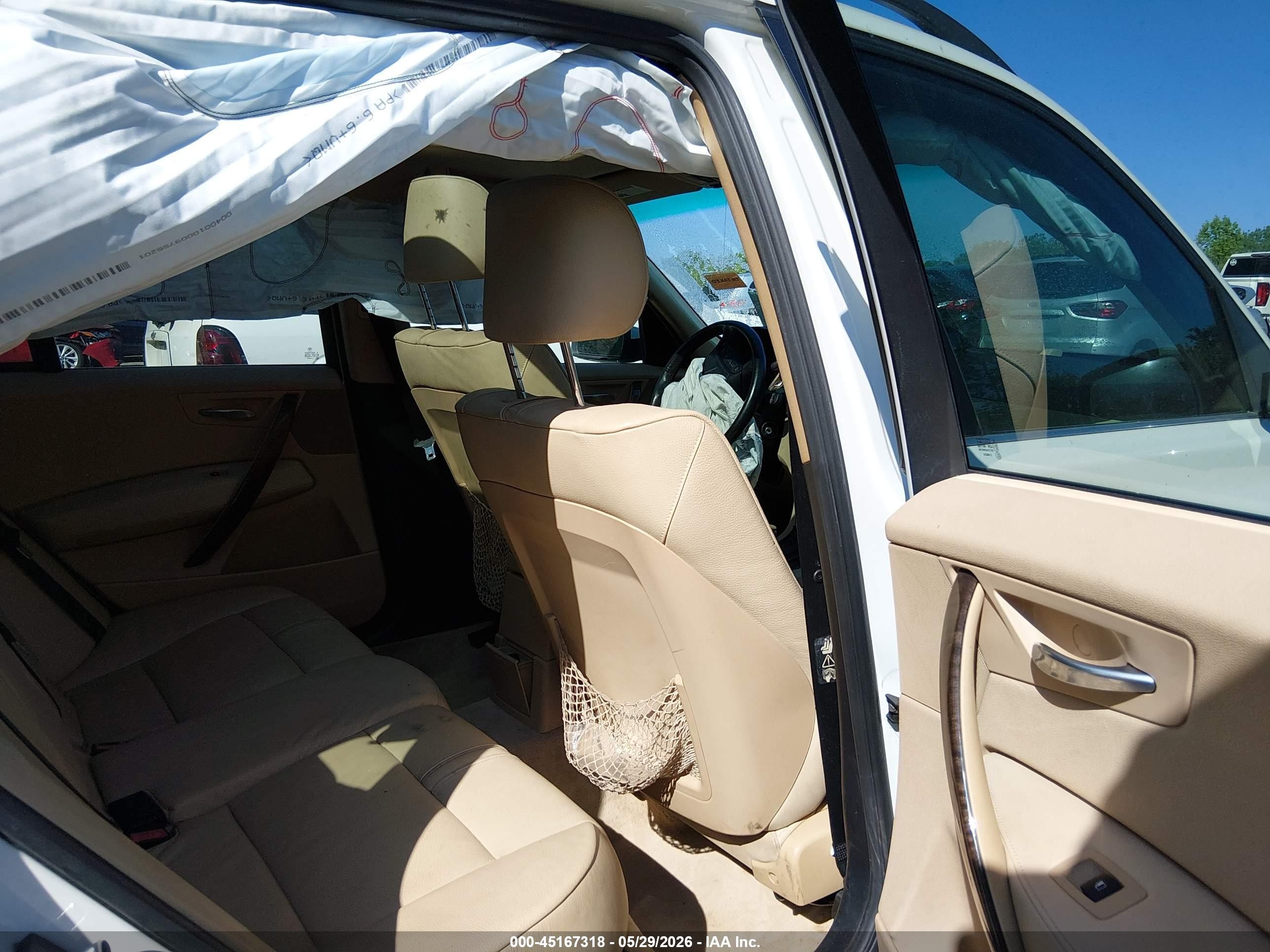 2006 Bmw X3 3.0i White vin: WBXPA93496WG90857