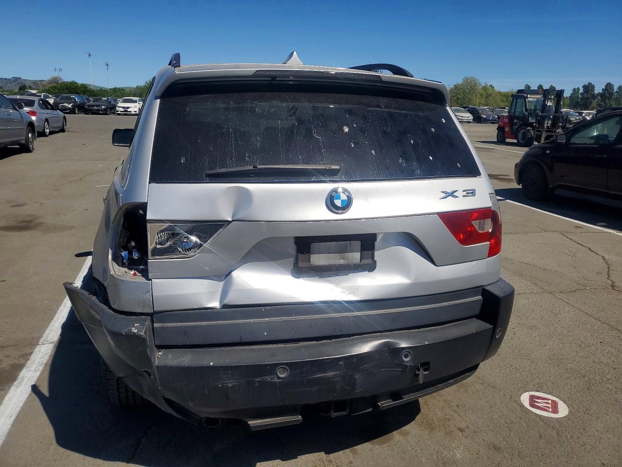 2004 Bmw X3 Серебряный vin: WBXPA934X4WC31821