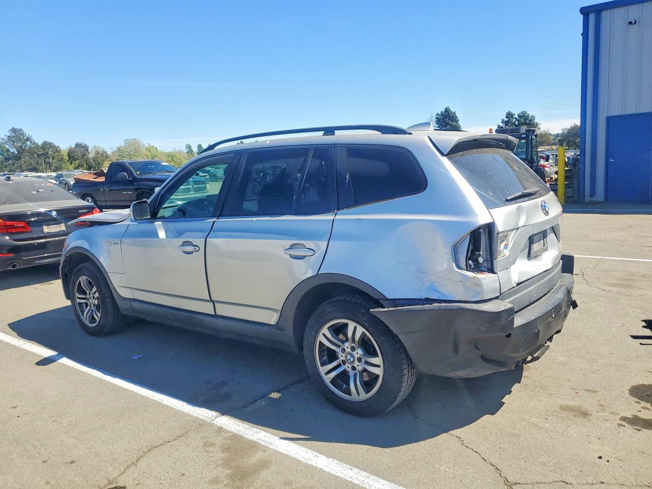 2004 Bmw X3 Серебряный vin: WBXPA934X4WC31821