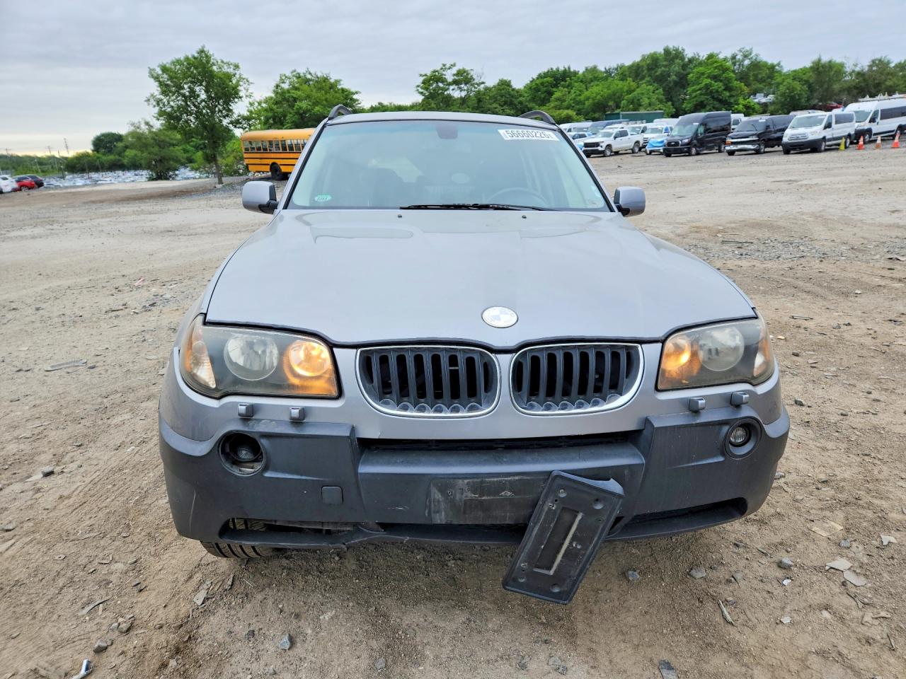 2005 Bmw X3 3.0i Gray vin: WBXPA934X5WD23724