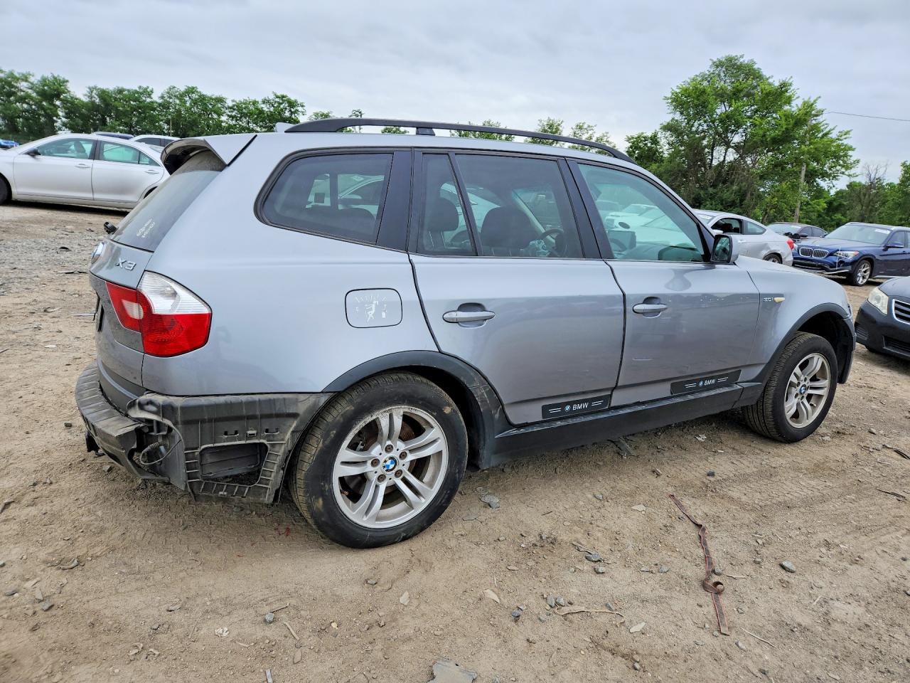 2005 Bmw X3 3.0i Gray vin: WBXPA934X5WD23724
