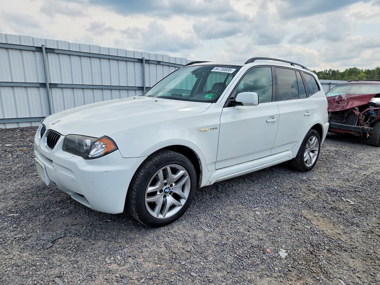 2006 Bmw X3 3.0i White vin: WBXPA934X6WD34174