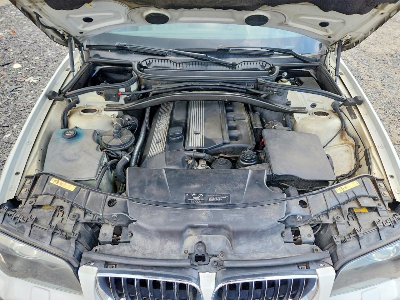 2006 Bmw X3 3.0i White vin: WBXPA934X6WD34174