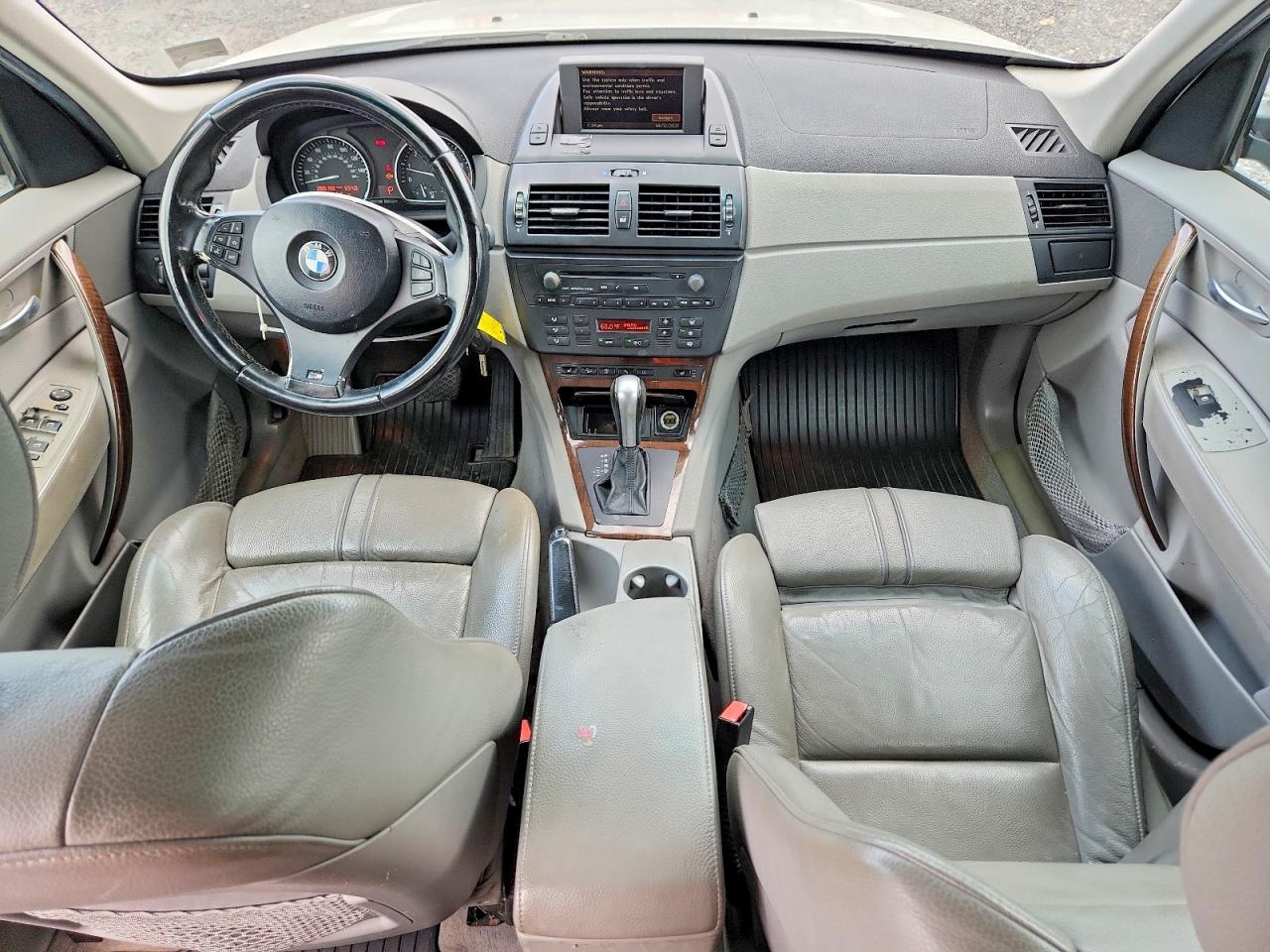 2006 Bmw X3 3.0i White vin: WBXPA934X6WD34174