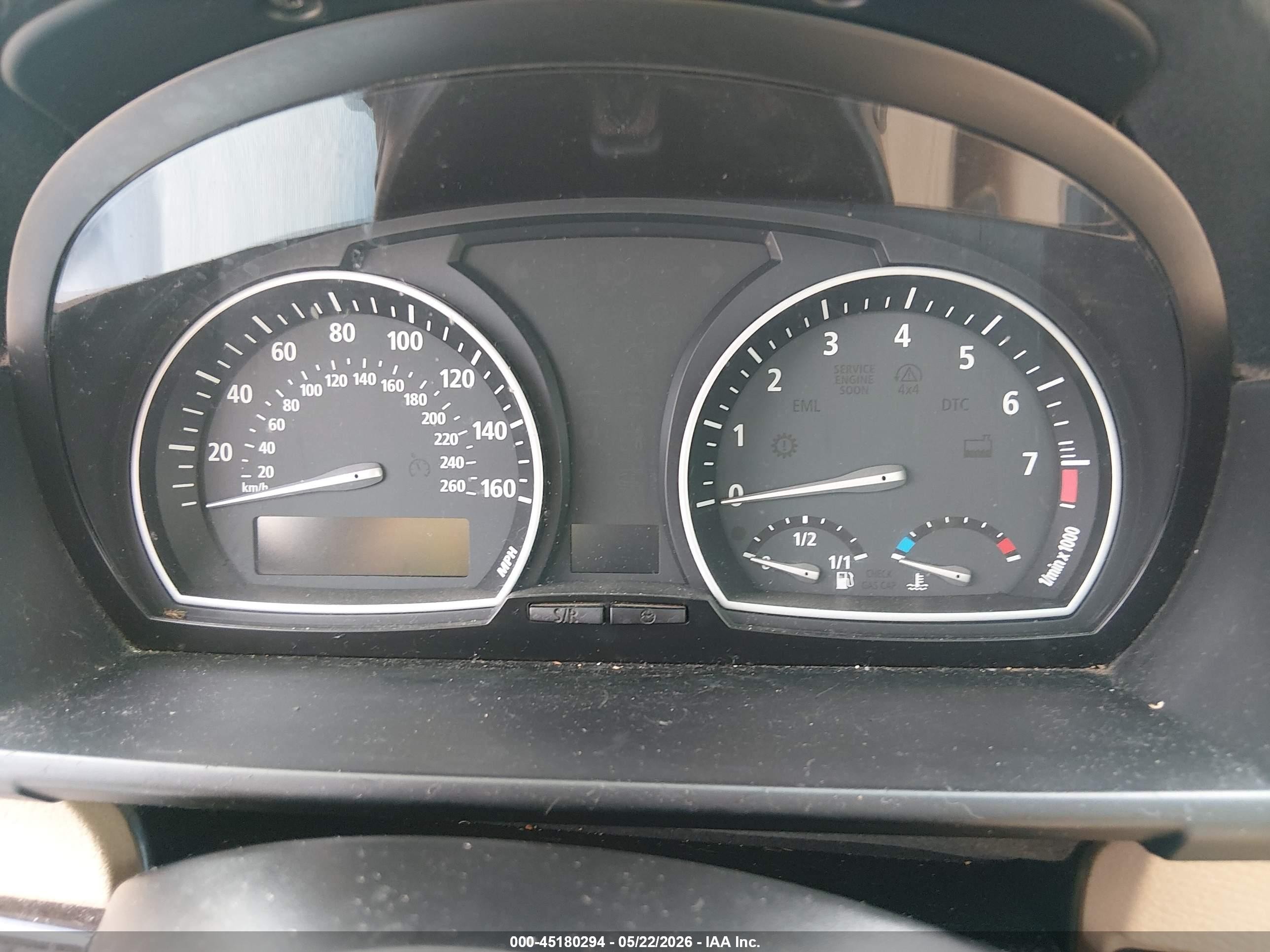 2007 Bmw X3 3.0si Black vin: WBXPC93407WF04179