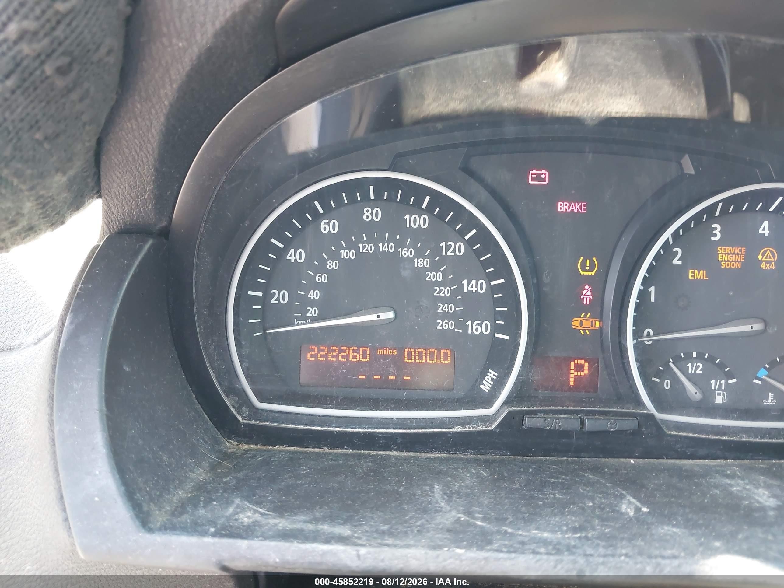 2007 Bmw X3 3.0si Silver vin: WBXPC93407WF15148