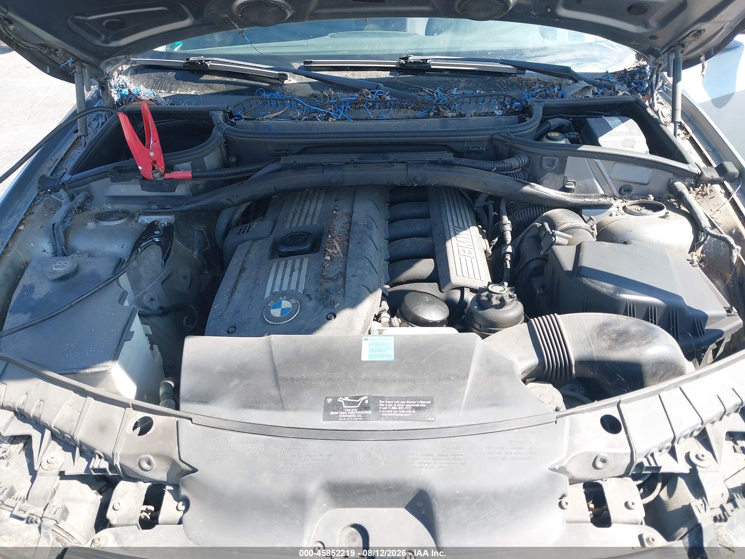 2007 Bmw X3 3.0si Silver vin: WBXPC93407WF15148