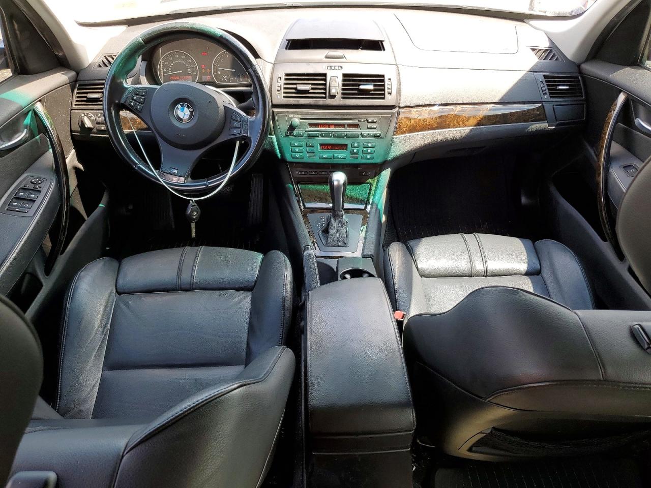 2007 Bmw X3 White vin: WBXPC93407WF17661