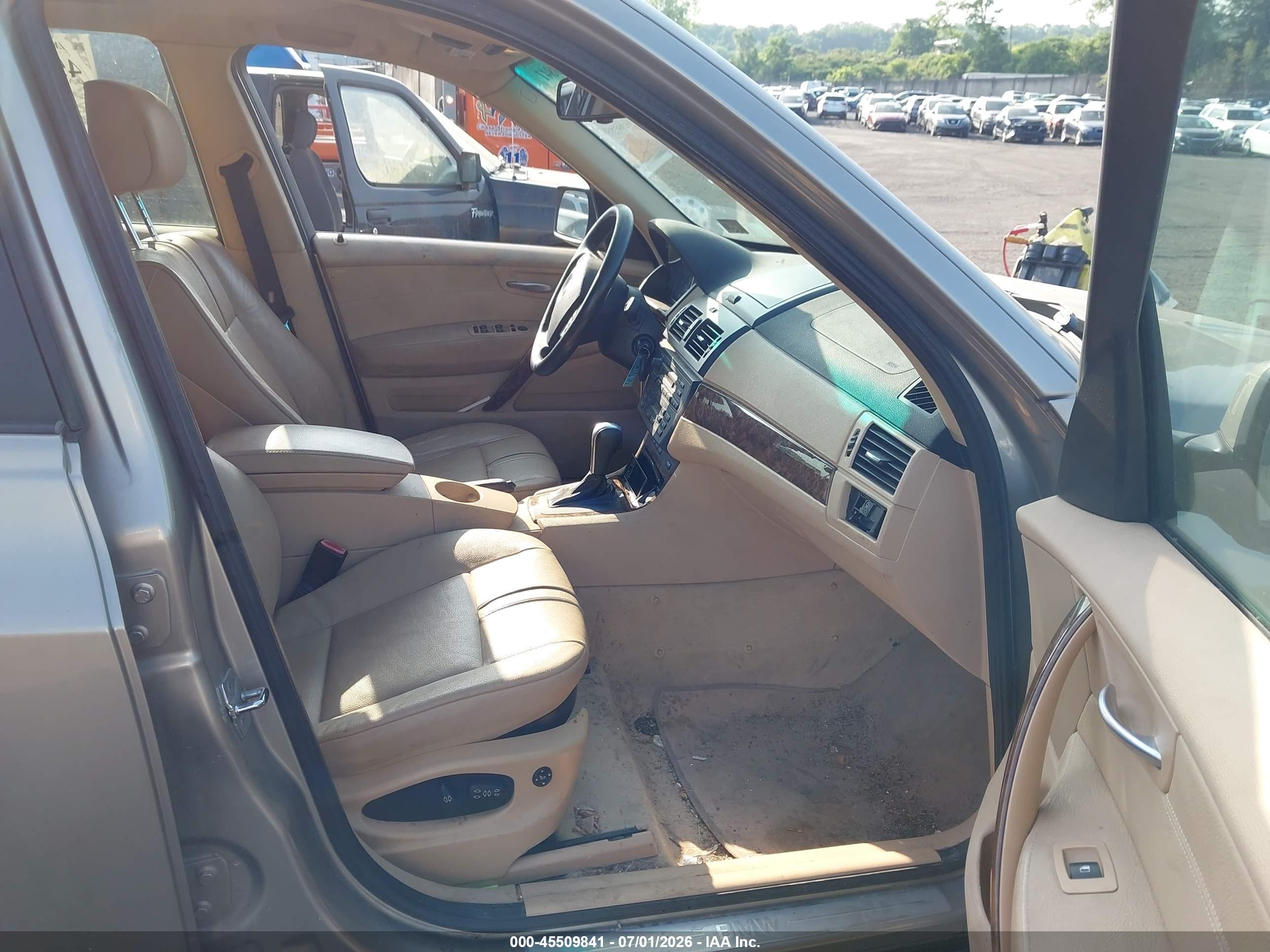 2007 Bmw X3 3.0si Gold vin: WBXPC93407WF27512