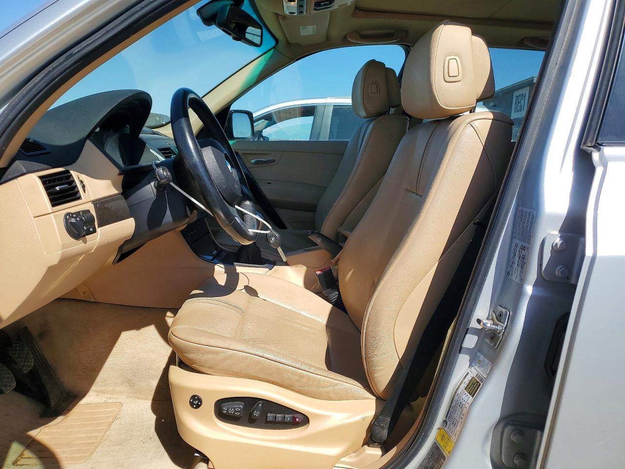 2008 Bmw X3 3.0si Silver vin: WBXPC93408WE78913