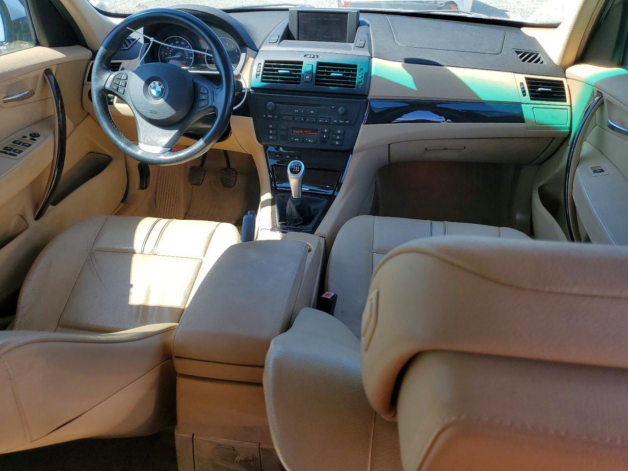 2008 Bmw X3 3.0si Silver vin: WBXPC93408WE78913