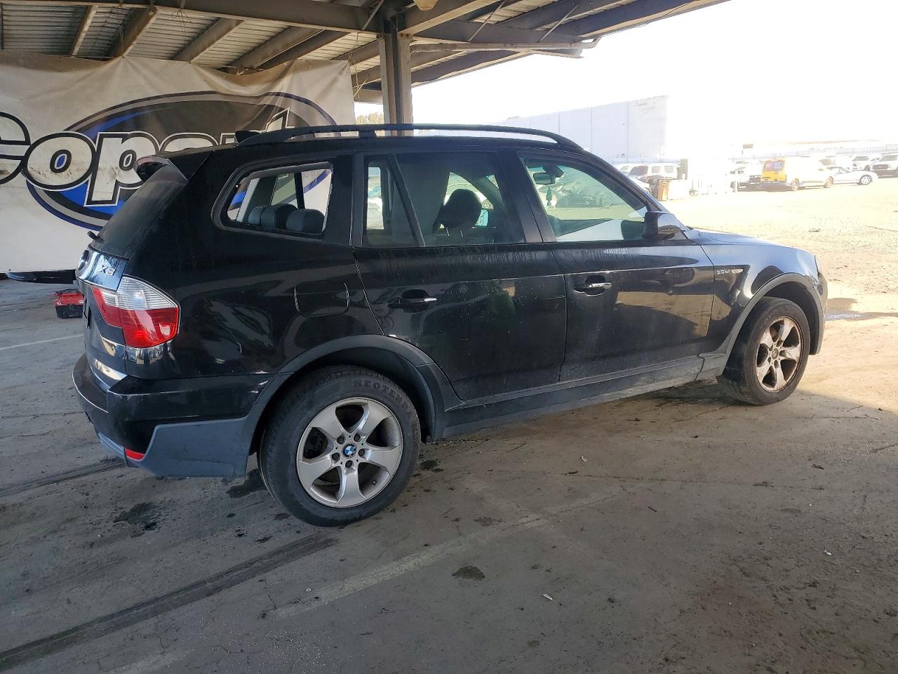 2007 Bmw X3 3.0si Black vin: WBXPC93417WF15997