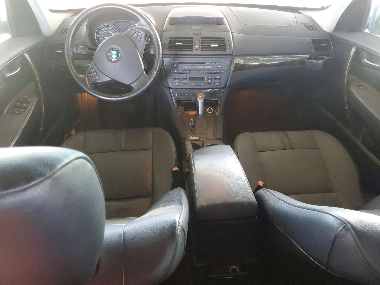 2007 Bmw X3 3.0si Black vin: WBXPC93417WF15997