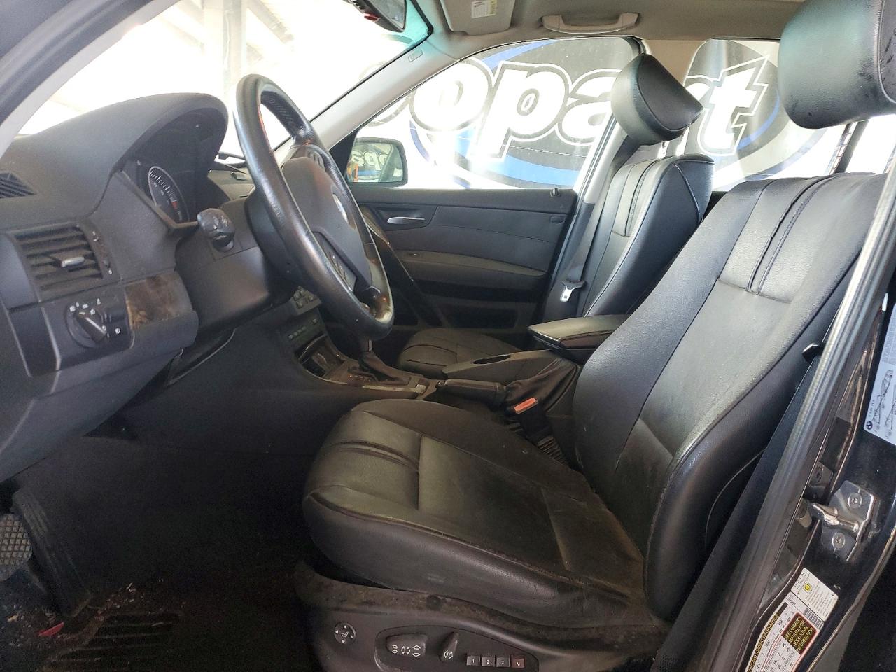 2007 Bmw X3 3.0si Black vin: WBXPC93417WF15997