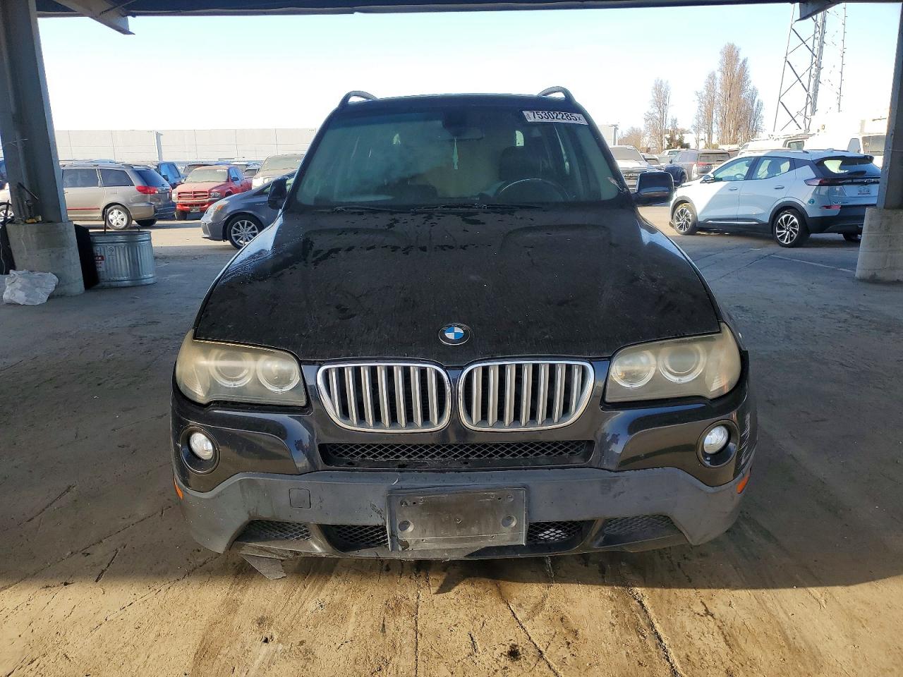 2007 Bmw X3 3.0si Black vin: WBXPC93417WF15997