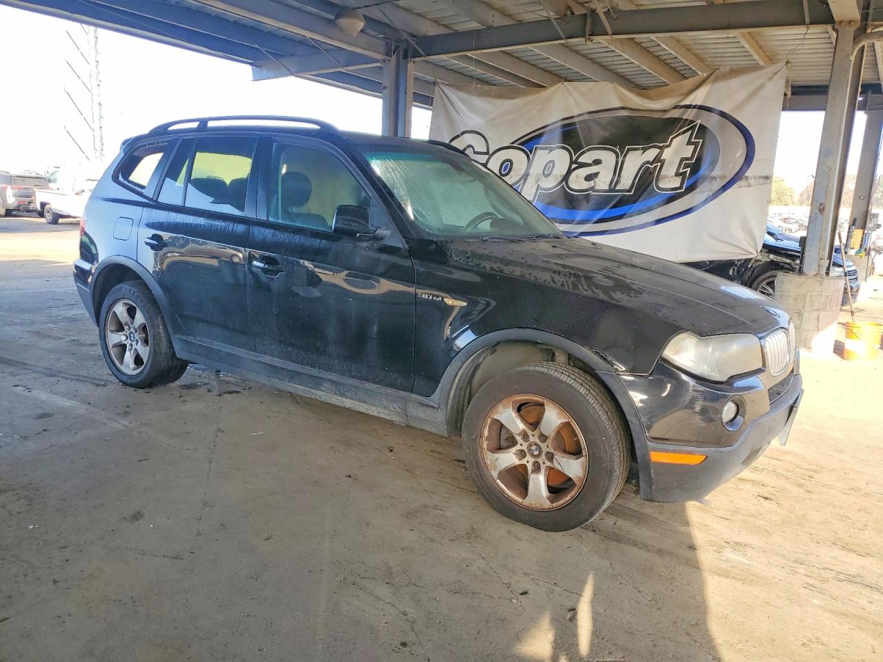 2007 Bmw X3 3.0si Black vin: WBXPC93417WF15997