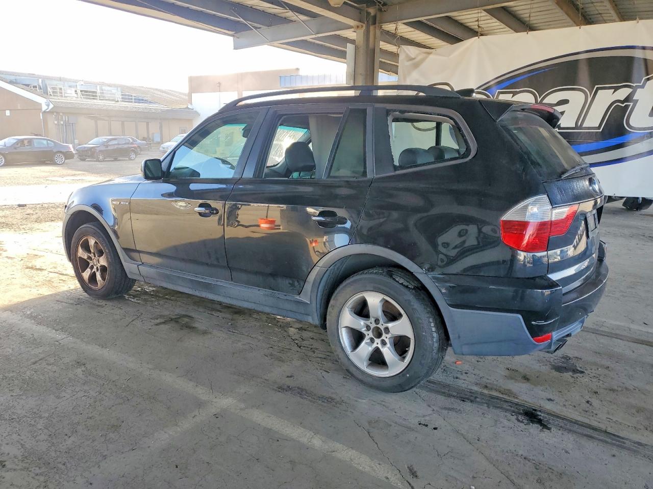 2007 Bmw X3 3.0si Black vin: WBXPC93417WF15997