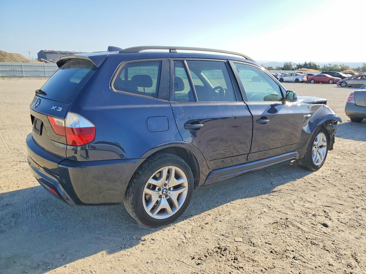 2008 Bmw X3 3.0si Blue vin: WBXPC93418WJ08079