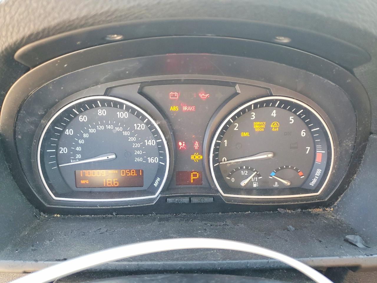 2008 Bmw X3 3.0si Blue vin: WBXPC93418WJ08079