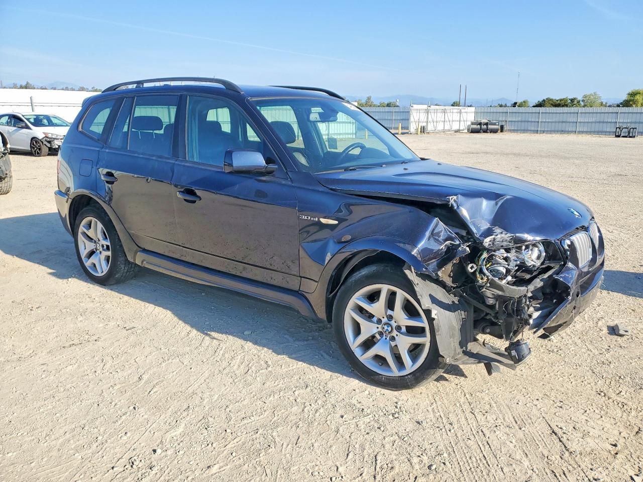 2008 Bmw X3 3.0si Blue vin: WBXPC93418WJ08079