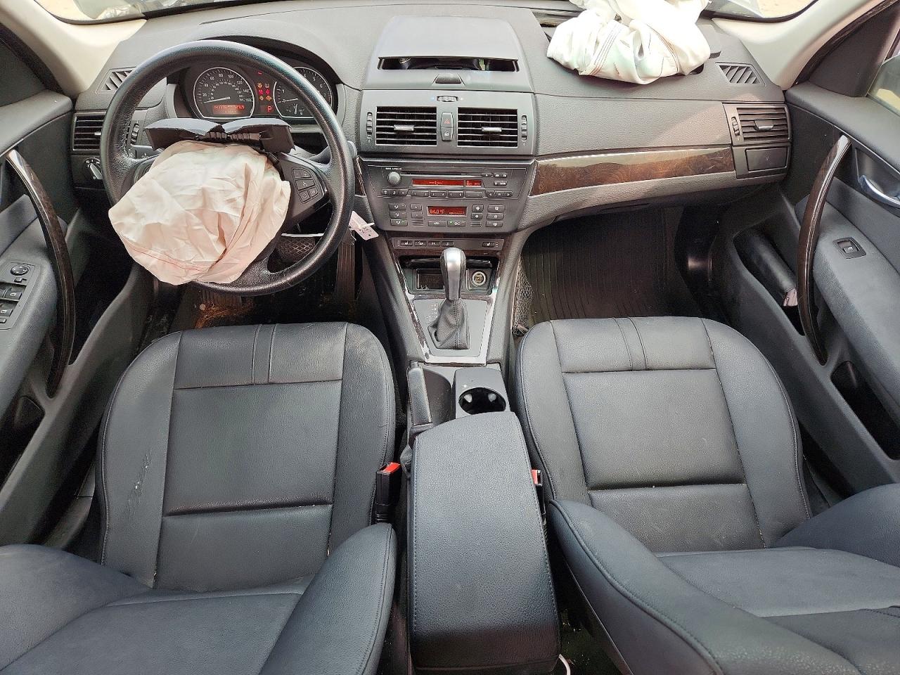 2008 Bmw X3 3.0si Silver vin: WBXPC93418WJ10351